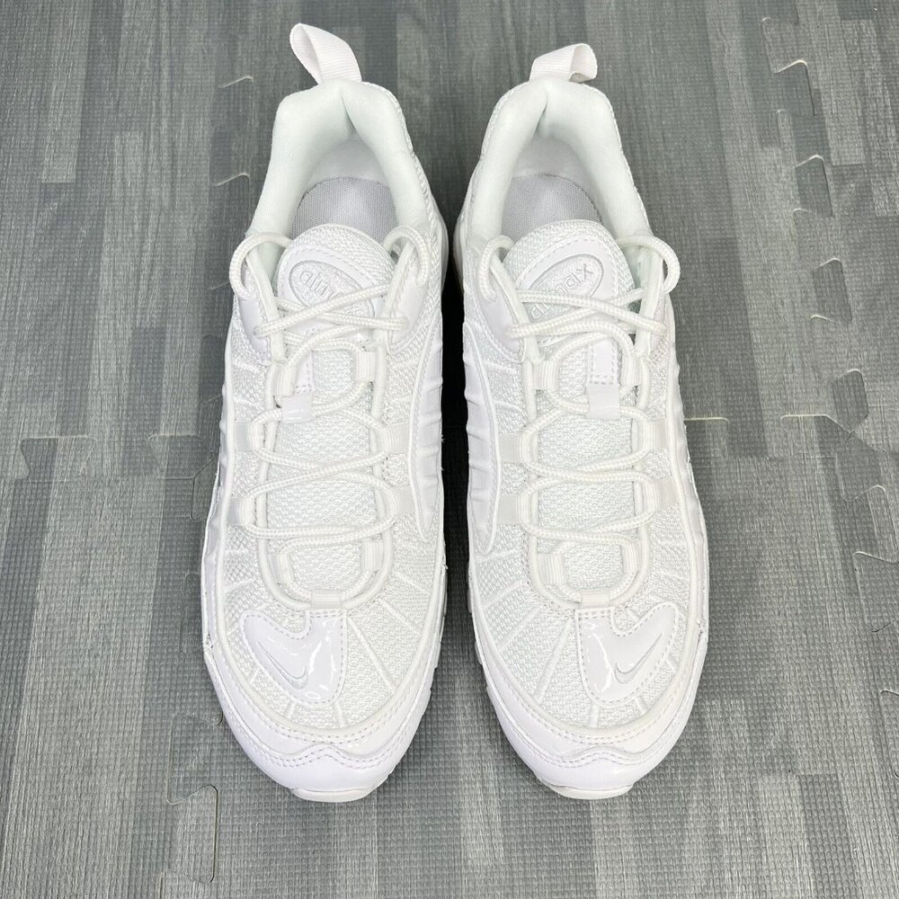 Nike Air Max 98 Triple White Women Size 9.5 New
